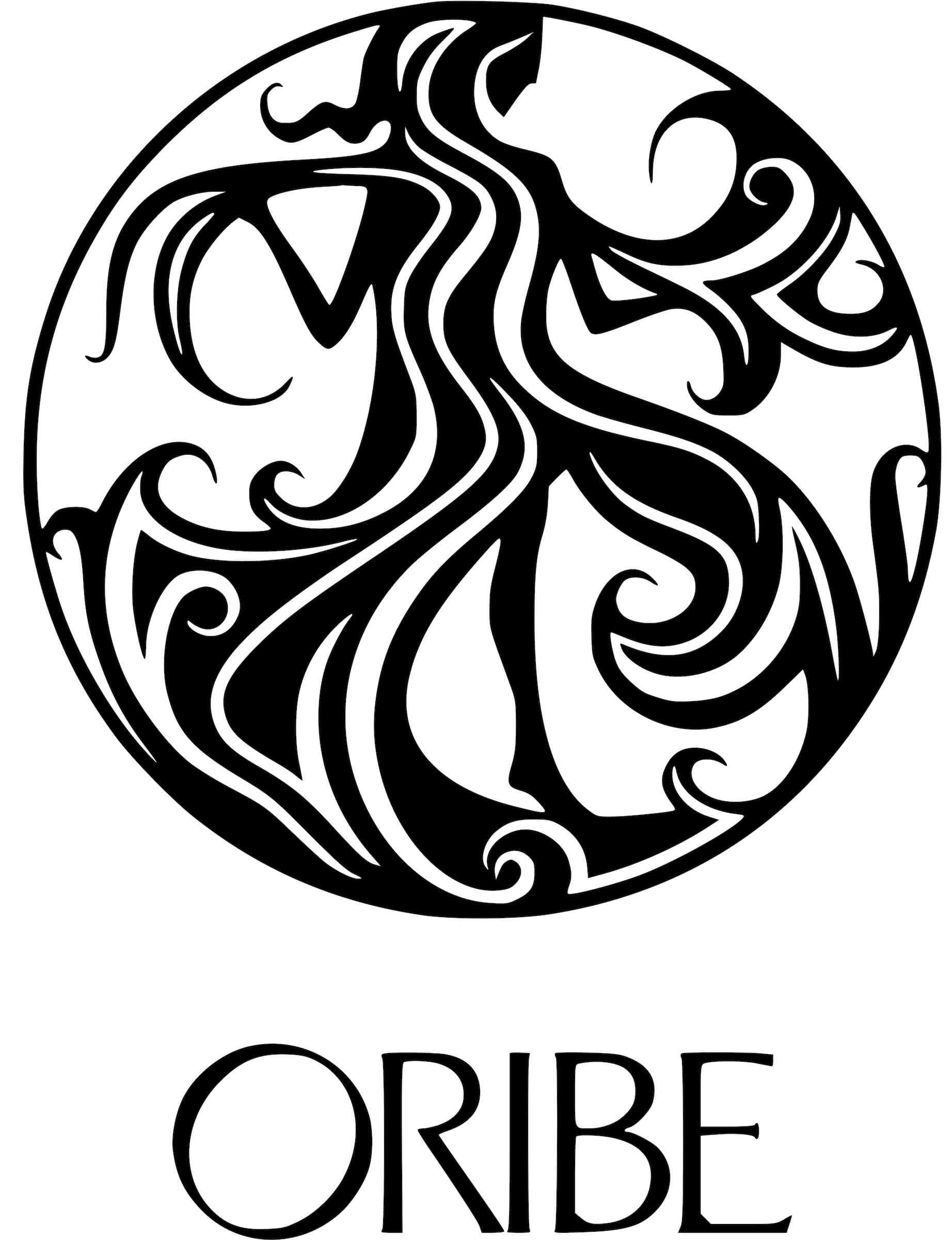 Oribe logo white bg