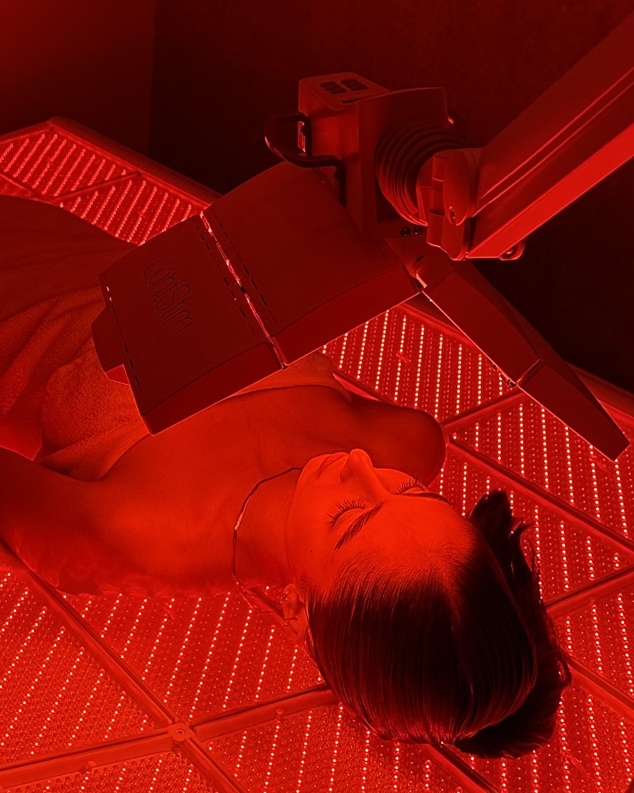 Woman having a relaxing facial